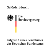 Die Bildwortmarke besteht aus dem Bundesadler, der stilisierten Fahne (auch